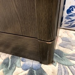 洋服タンス　こげ茶色　①の画像