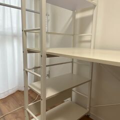 システムデスク　机　PCデスク　幅120×奥行55×高さ120cmの画像