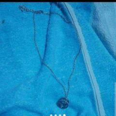 ▼j←←←m18-10番チェコ製クリスタル使用RomanNumeralリングネックレスの画像