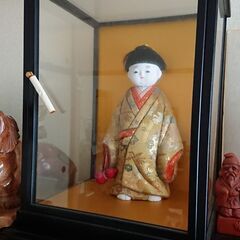 木目込み人形 童子 ケースつき30*38*25