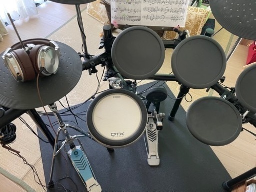 YAMAHA 電子ドラム DTX532KFS PAD,ラック+音源DTX500 シンバル,Tomカスタム