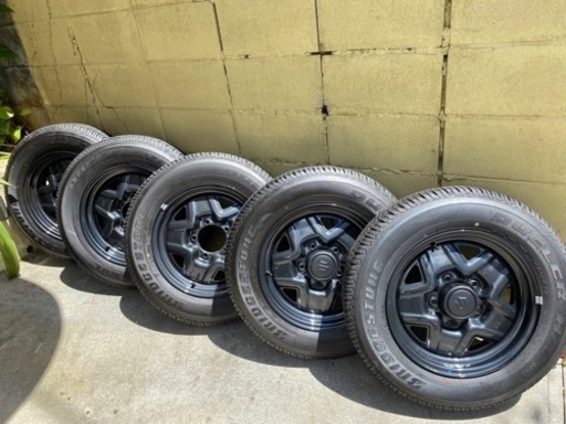 値下げしましたジムニーjb64 新車外しタイヤホイール5本＋ホイールナット20個セット