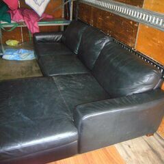 本革カウチソファーの画像