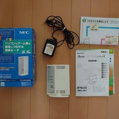 NEC 無線ルータ WR1200Hの画像