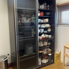 キッチン収納 ラック 食器棚　カップボードの画像