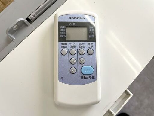 コロナ ウインド形冷房専用 窓用エアコン CW-1617 リモコン/窓枠付き 2017年製 ルームエアコン 札幌市手稲区