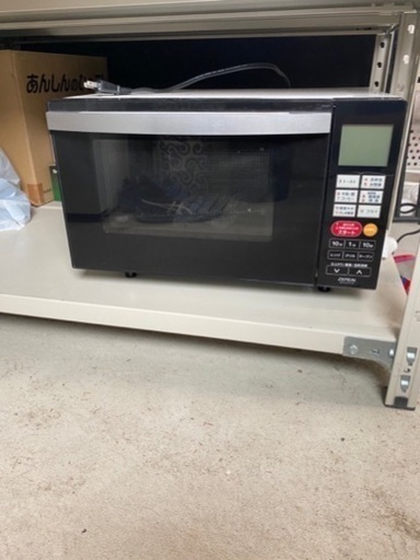 超美品ゼピール18Lオーブンレンジ縦開き