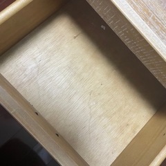 グレインウッドブランドの本格木製サイドテーブル(2台)の画像