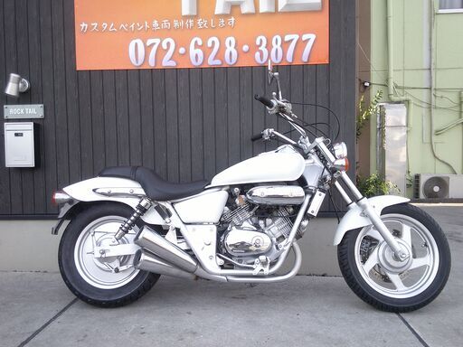 ★即決３５万円　マグナ２５０　セル１　実働車★前後タイヤ新品！ホンダ！マグナ２５０S　MC29　アメリカン　パールホワイト！