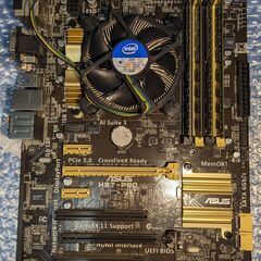 PCパーツセット Core i7-4770 + H87-PRO ...