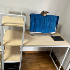 パソコンデスク 薄茶色【終了】