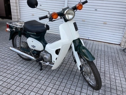 【スーパーカブ50】ピストン新品交換済み　絶好調❗️フロントカバー新品　美品❗️若林自転車　唐崎店　SALE中❗️