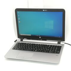 即使用可 Wi-Fi有 15.6型 ノートパソコン HP 455 G3 中古美品 AMD 8GB DVDRW 無線 Bluetooth Webカメラ Windows10 Office