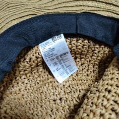 レディース日除け帽子　ユニクロの画像