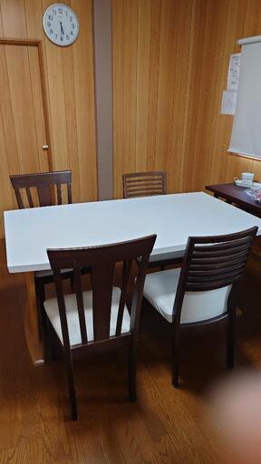 食卓用テーブル5点セット