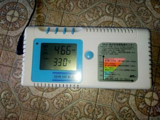 マザーツール ＭＴ ＣＯ２＋温度モニター ＺＧ−１０６