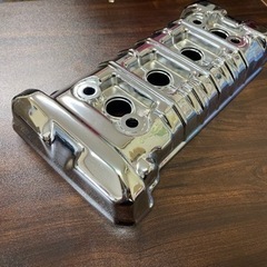 新品未使用　カワサキバリオス　エンジン　メッキヘッドカバー