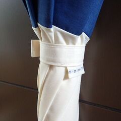 傘　晴雨兼用　紺＋ライトアイボリー　の画像