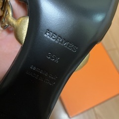 HERMESエルメス シェーヌダンクルモチーフ ミュールサンダル