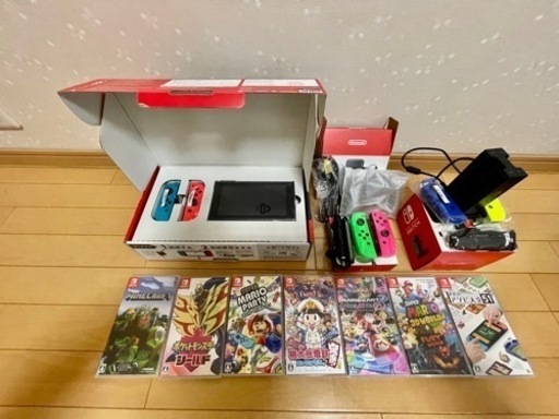 【値下げしました！東京都引取限定】switch本体+ソフト7本+おまけ