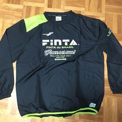 サッカー　フットサル　ピステ　上下セット　Oサイズ　フィンタ　12 FINTA 軽量　サラサラ素材　部活の画像