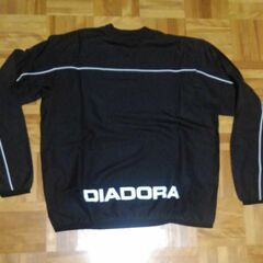 2F-652 新品 DIADORA　ディアドラ　ピステ　上下セット　サッカー　フットサル ブラック Lサイズ の画像