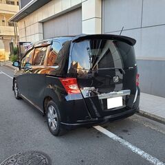 フリード1.5　FLEXエアロ　H22　車検5/5　走行107000ｋ　純正SDナビ＆地デジＴＶ＆カラーバックカメラ　左側パワースライドドア　純正エアロ＆15ＡＷ　キセノン　5人乗の画像