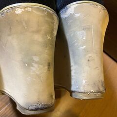 　レディース メルシーボークー 厚底 ロングブーツ 黒 の画像
