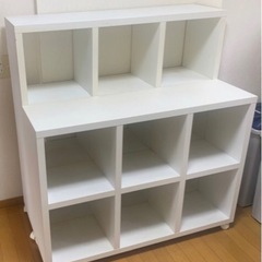 キャスター付き　本棚　ラック　収納　2つ