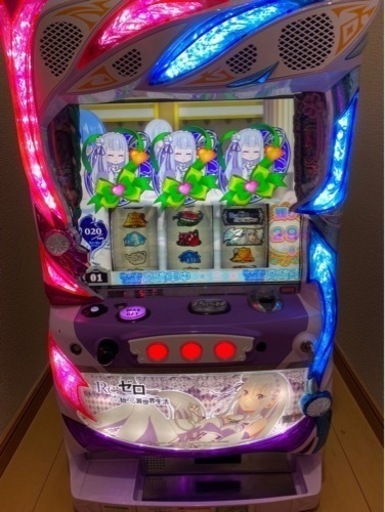 パチスロ　リゼロ　コイン不要機　データカウンター　付き