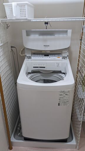 簡易乾燥機能付き全自動洗濯機 10Kg Panasonic NA-FA100H6-W 2018年製 延長保証あり