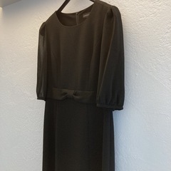 ［美品］9号　フォーマル　礼服喪服　ワンピース　①の画像
