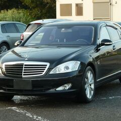 H19 Sクラス　S550 左ハンドル サンルーフ 革シート 純...