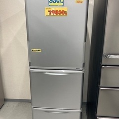 SHARP 両開き冷蔵庫 350L 2019年製 クリーニング済 6ヶ月保証 配達OK
