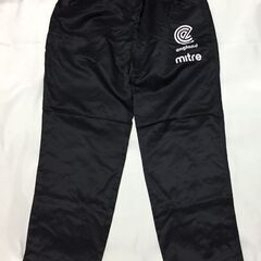 2F-237 新品 ｍｉｔｒｅ　マイター　ピステスーツ　上下セット　サッカー　フットサル ブラック Mサイズの画像