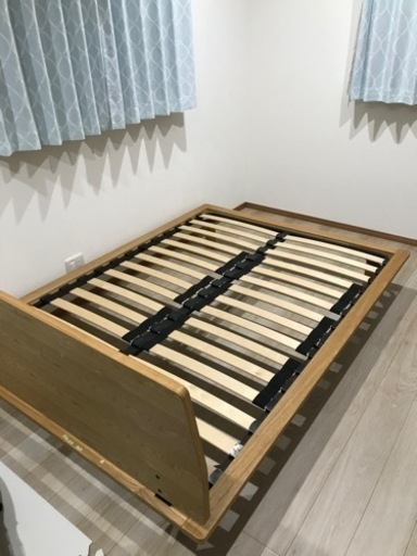 無印良品　ダブルベッドフレーム