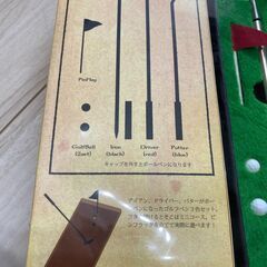 【未開封】ゴルフクラブ　ボールペンセットの画像