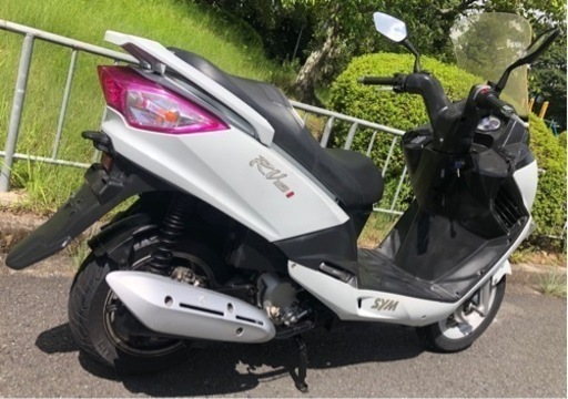 売れました！ 原付2種 125cc SYM RV125i ホワイトカラー  美車