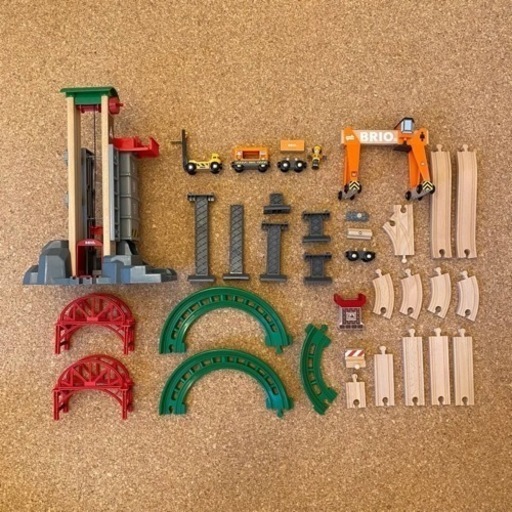 おまけ付き　BRIO ( ブリオ ) WORLD ウェアハウスレールセット