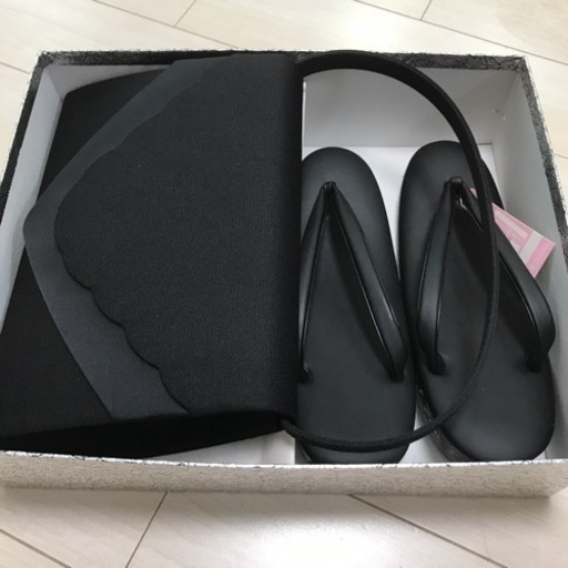 葬儀用　バック　草履