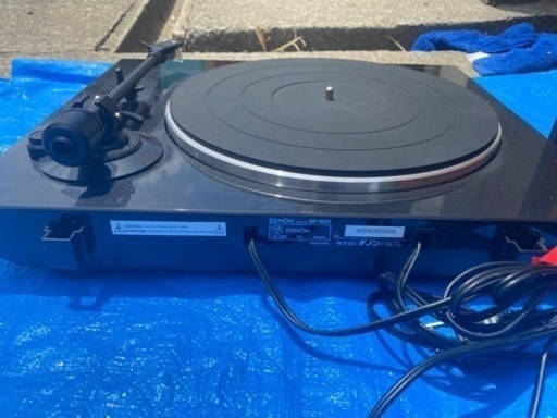 受渡し予定者決定済大幅値下げ！DENON レコードプレーヤー DP300F スピーカー付