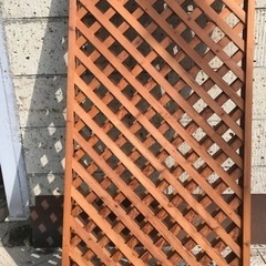 カインズホーム購入　木製　フェンス　2枚セット