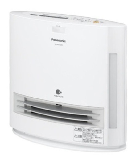 パナソニック DS-FKX1205-W(ホワイト) 加湿セラミックヒーター 1250W ナノイー搭載 人感センサー付　とホットカーペットのセット