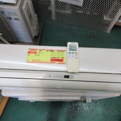 K03466　東芝　 中古エアコン　主に10畳用　冷房能力　2.8KW ／ 暖房能力　3.6KW