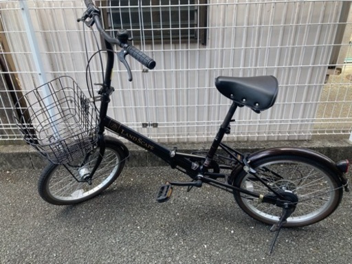 折りたたみ自転車 オートライト 6段変速 20型