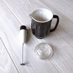 【未使用新品】ミルクフォーマー&耐熱カップの画像
