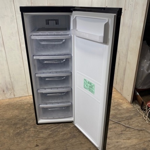 8/12 終【良品】2019年製 MITSUBISHI ノンフロン 冷凍庫 MF-U14D-B 144L ブラック 冷凍庫 菊倉NS