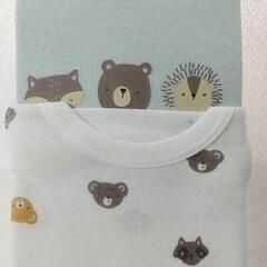 肩クロス 長袖ボディスーツ 70サイズ