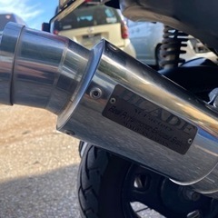 🌟総額10万円‼️🌟自賠責保険2年付⭕️🌟アドレス v125🌟マフラー、ステップ、ブレーキ等カスタム⭕️の画像