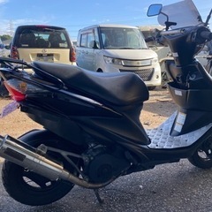 🌟総額10万円‼️🌟自賠責保険2年付⭕️🌟アドレス v125🌟マフラー、ステップ、ブレーキ等カスタム⭕️の画像